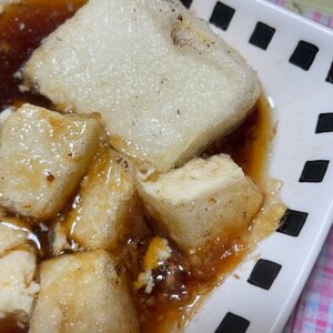 麺つゆで簡単♩かりっと揚げ出し豆腐